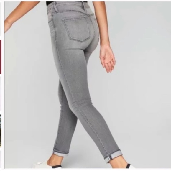 Athleta Sculptek Skinny High Rise Gray Jeans - Picture 2 of 8